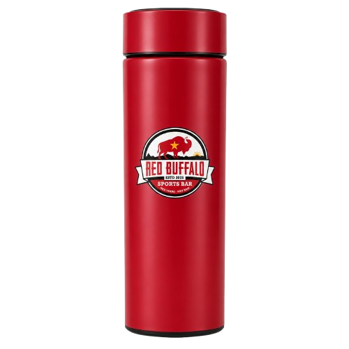 Red Buffalo Temperature Display Tumbler